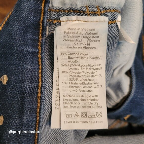 Madewell Jeans Size 28 Stovepipe High Rise Tummy Control Leman Wash MB466 - Picture 6 of 13